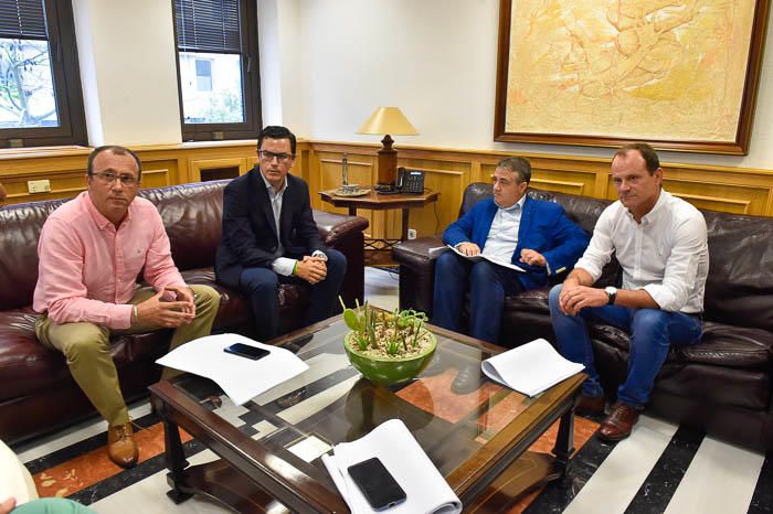 Pablo Rodríguez se reune con los tres alcaldes ...