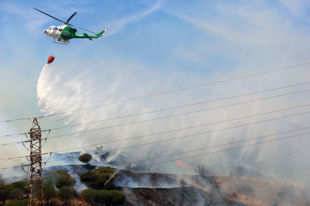 Se declara un incendio en Los Asperones