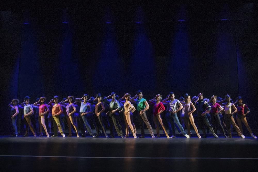 Ensayos de 'A Chorus Line' en el Teatro del Soho