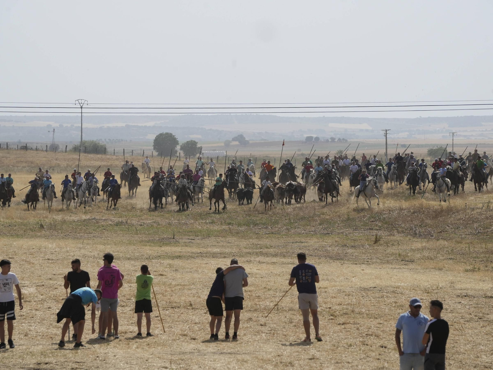 GALERÍA | Multitudinario encierro en la pradera de Guarrate