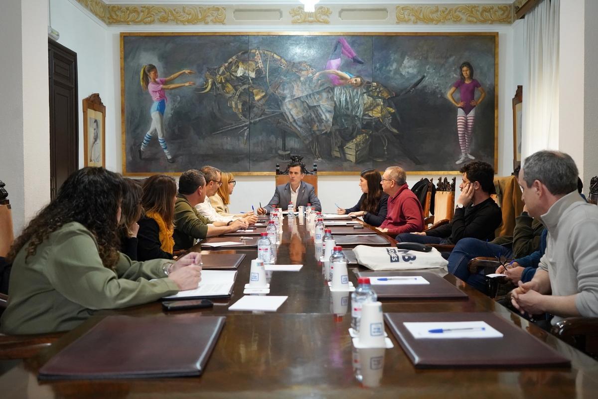 Un momento del sorteo.