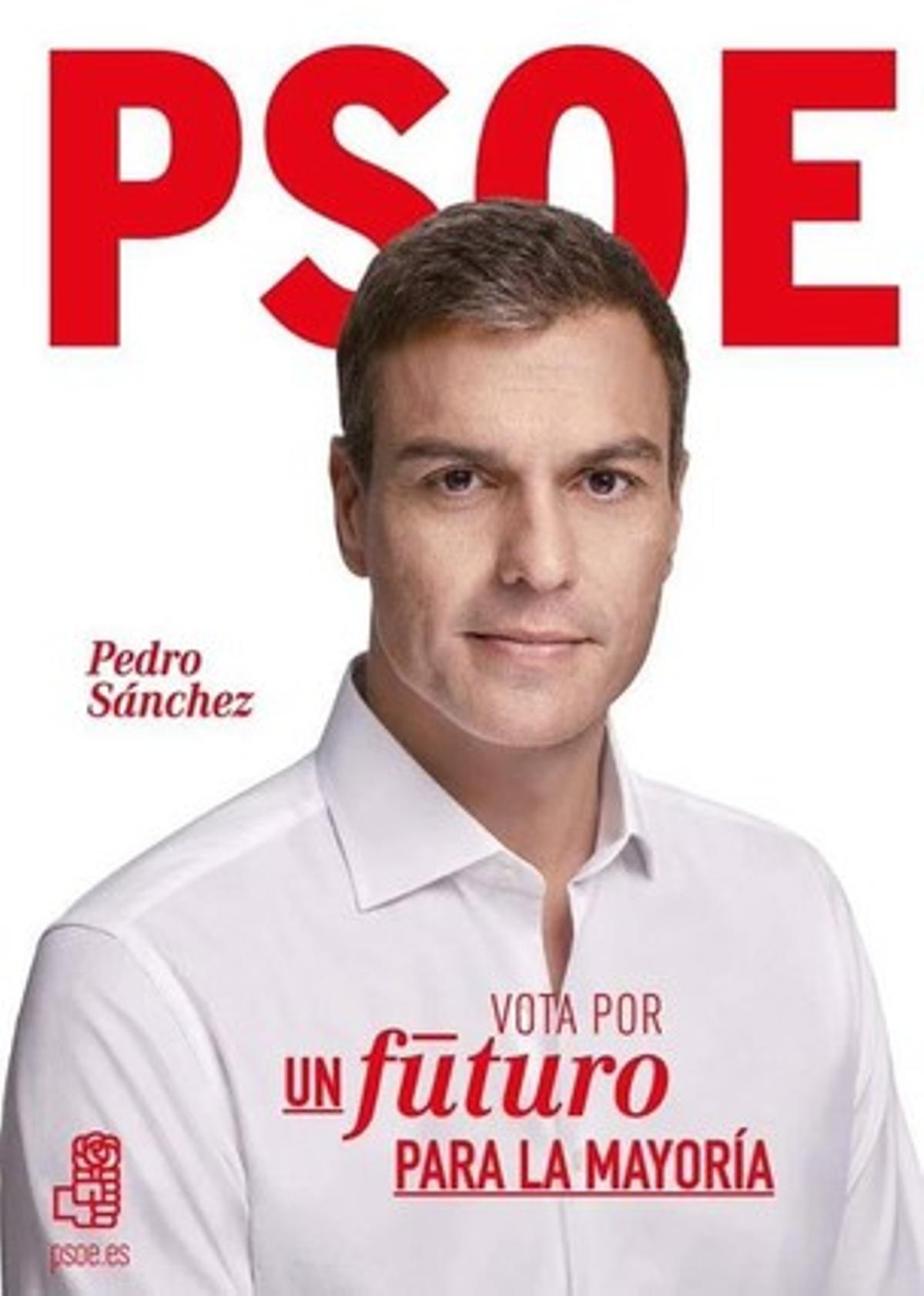 Cartell electoral del PSOE per a les eleccions generals del 2015.
