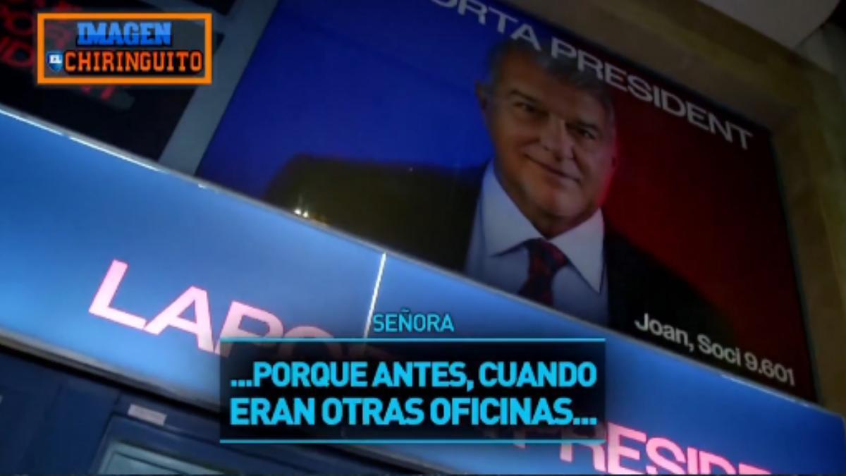 La fachada de la sede de Joan Laporta