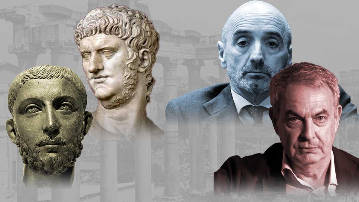 Alessandro Severo, Vetronio Turino, Julio Martínez y Jose Luis Rodríguez Zapatero