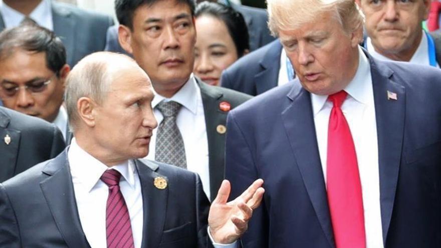 Putin y Trump confirman su decisión de derrotar al EI en Siria