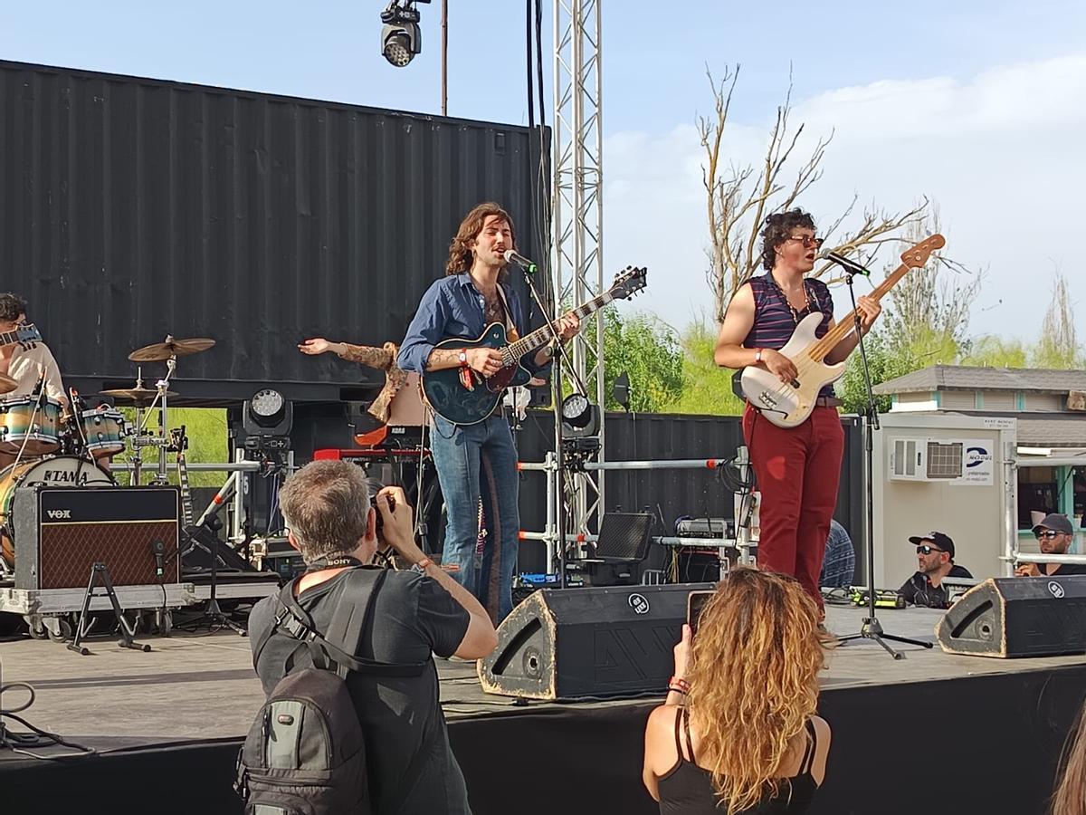 El grupo Tebals en el Mallorca Live Festival 2025.