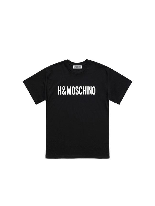 Todas las imágenes de la colección de Moschino x H&M: camiseta con logo