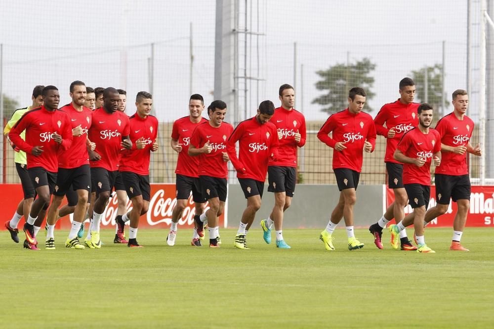 Entrenamiento del Sporting