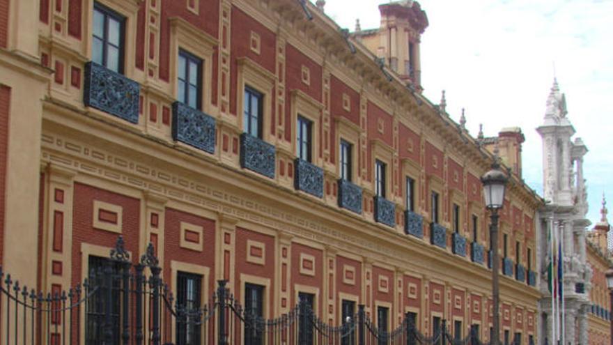 Representantes de 418 centros de la ECA hacen cola en el Palacio de San Telmo para presentar el escrito.