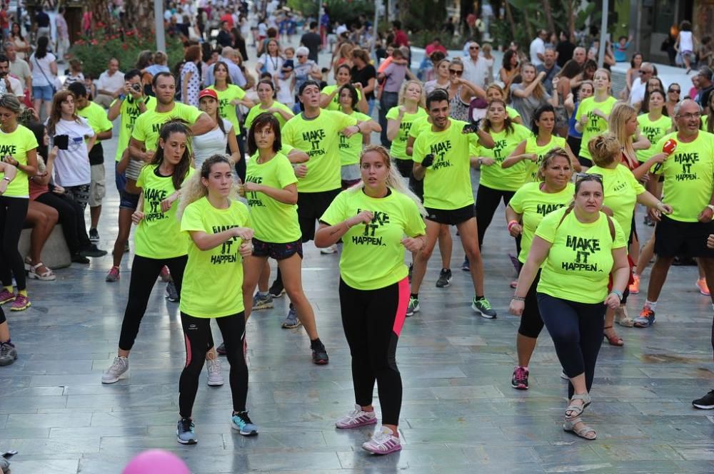 Zumba en la Avenida Libertad