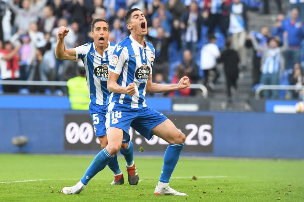 El Dépor remonta y le gana 4-2 al Málaga