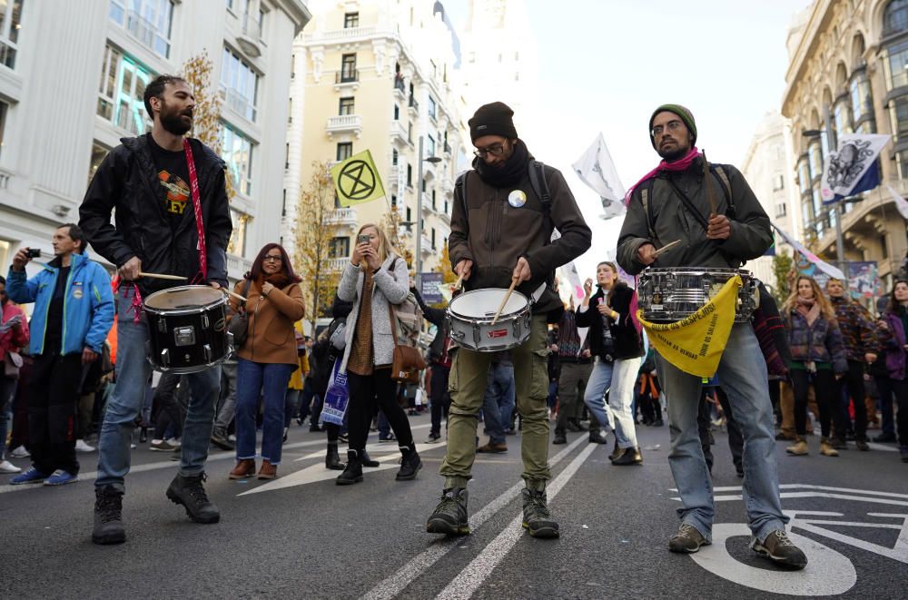 Protesta en Madrid contra el cambio climático