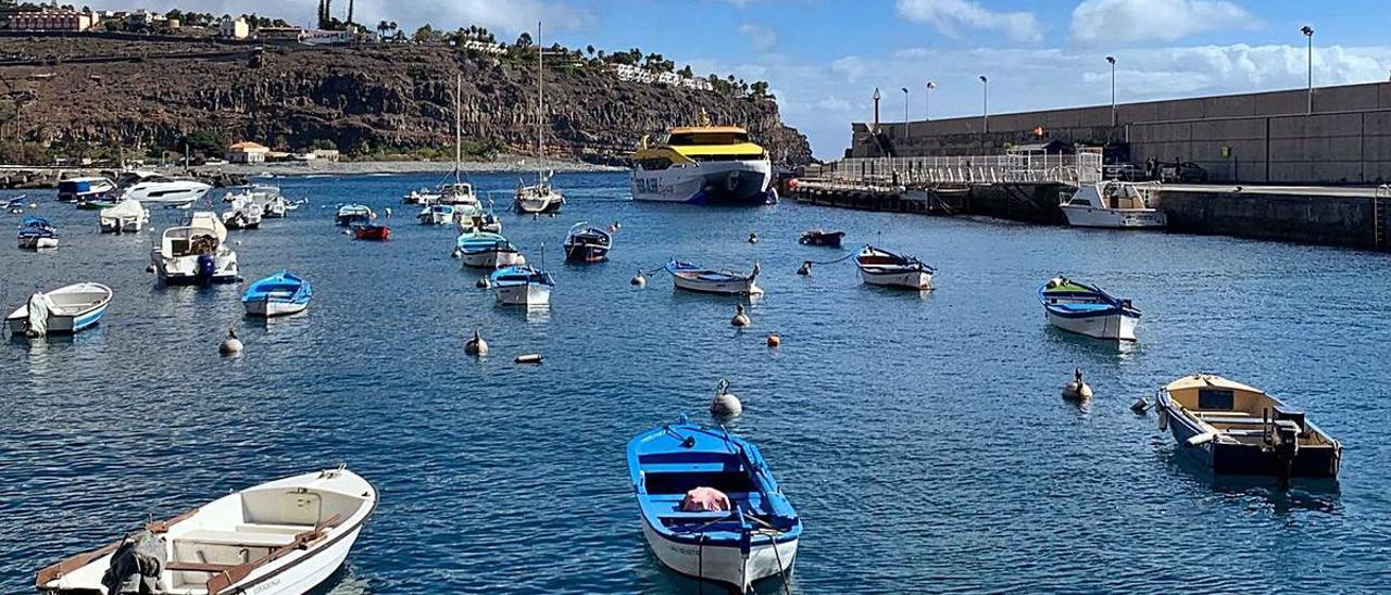 Puerto de Playa de Santiago, en Alajeró.