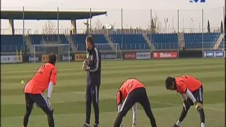 Último entrenamiento del Real Madrid antes del clásico