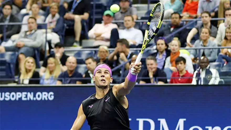 El espectacular globo de Nadal frente a Millman