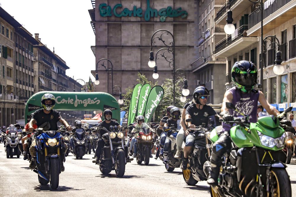 Más de 2.000 motoristas participan en ‘Moto Rock FM Mallorca’