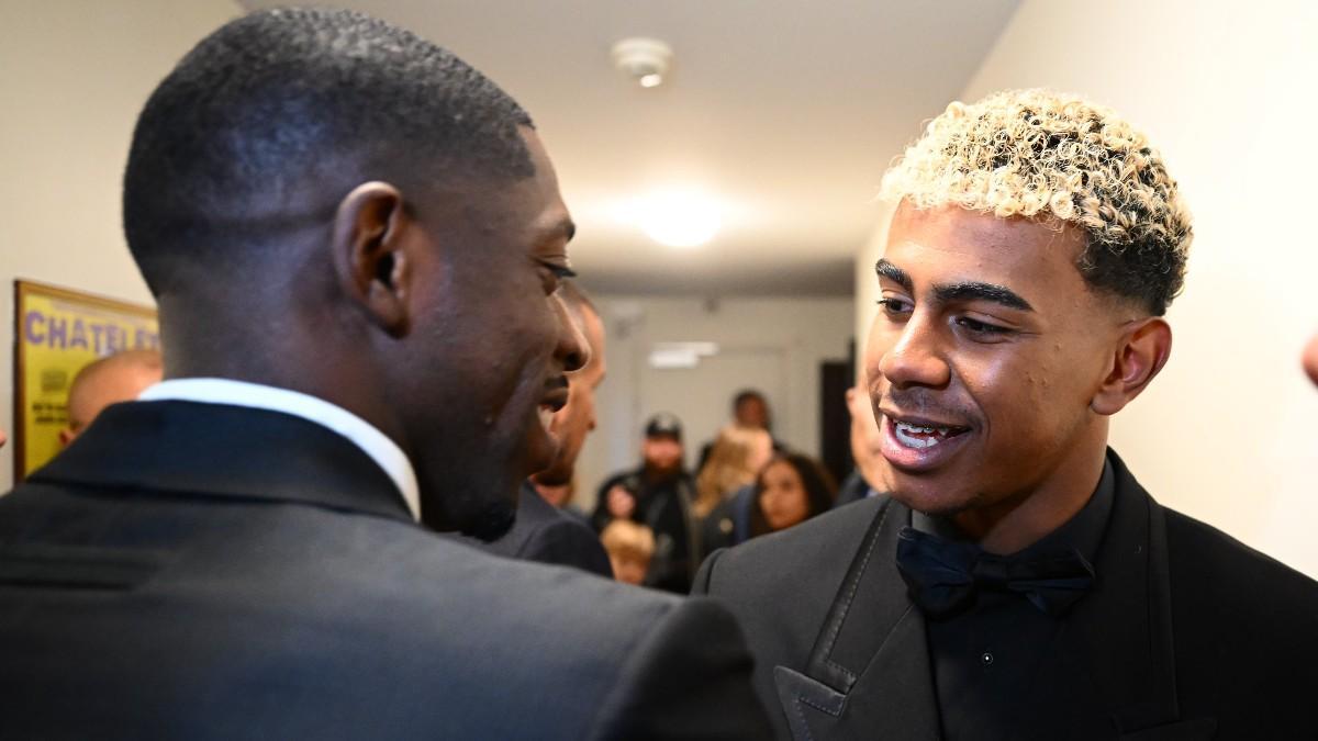 La imagen de la noche, Lamine y Dembélé