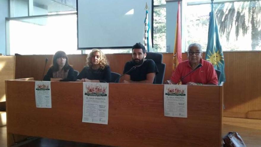 La presentación de la Gala Benéfica, que se celebrará mañana en el Auditorio. // FDV