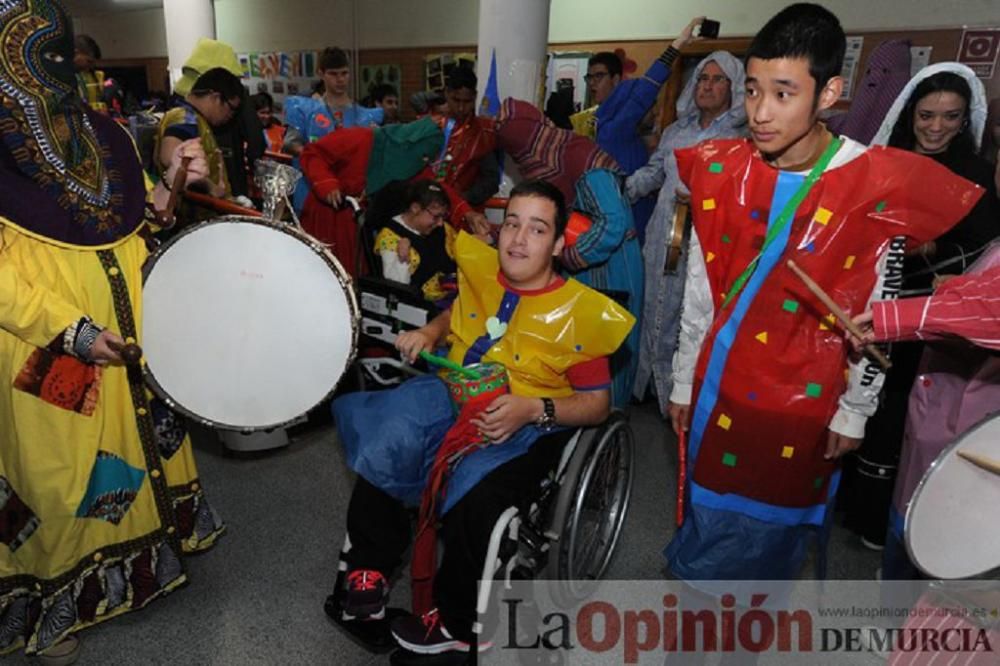 Los tambores de Moratalla llegan al colegio Primitiva López