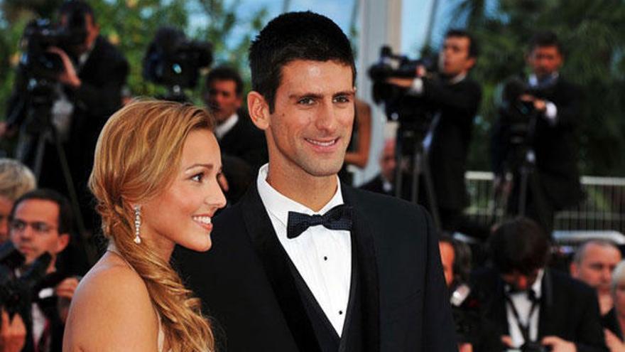 Novak y Jelena Djokovic.