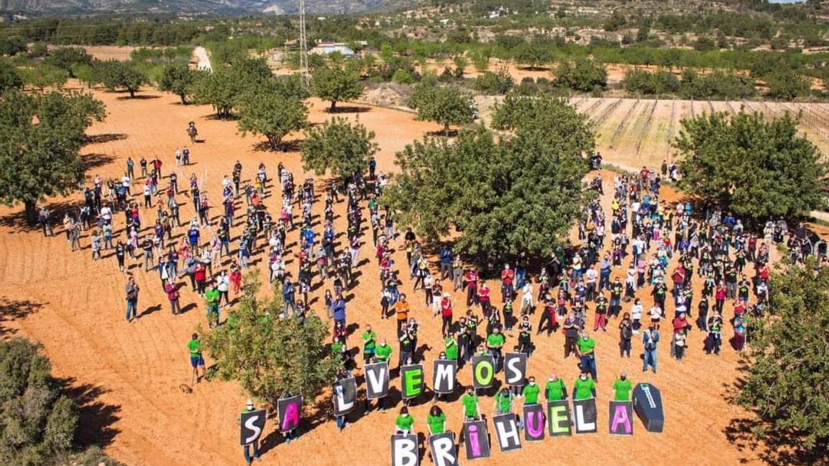 Concentración contra la planta fotovoltaica.