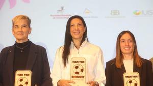 Jenni Hermoso, tras recibir un premio en Alicante.