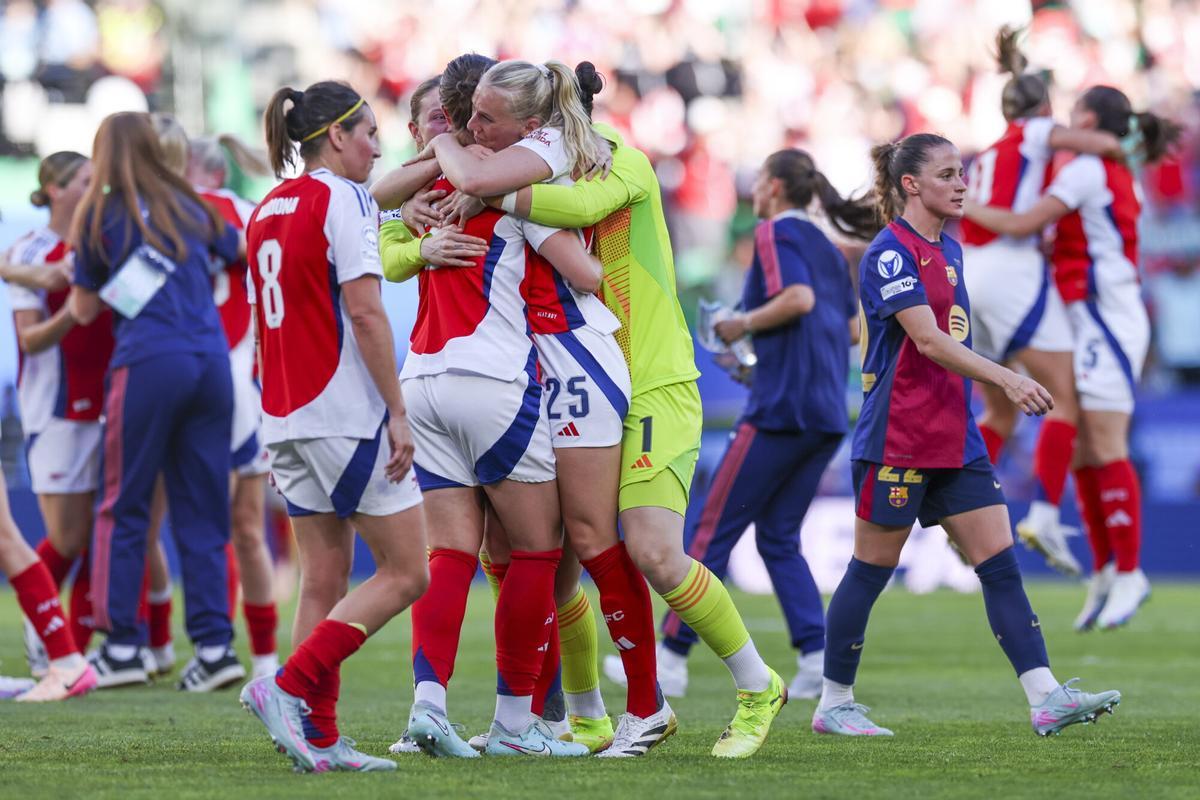 Les imatges de lArsenal - Barça de la final de la Champions femenina