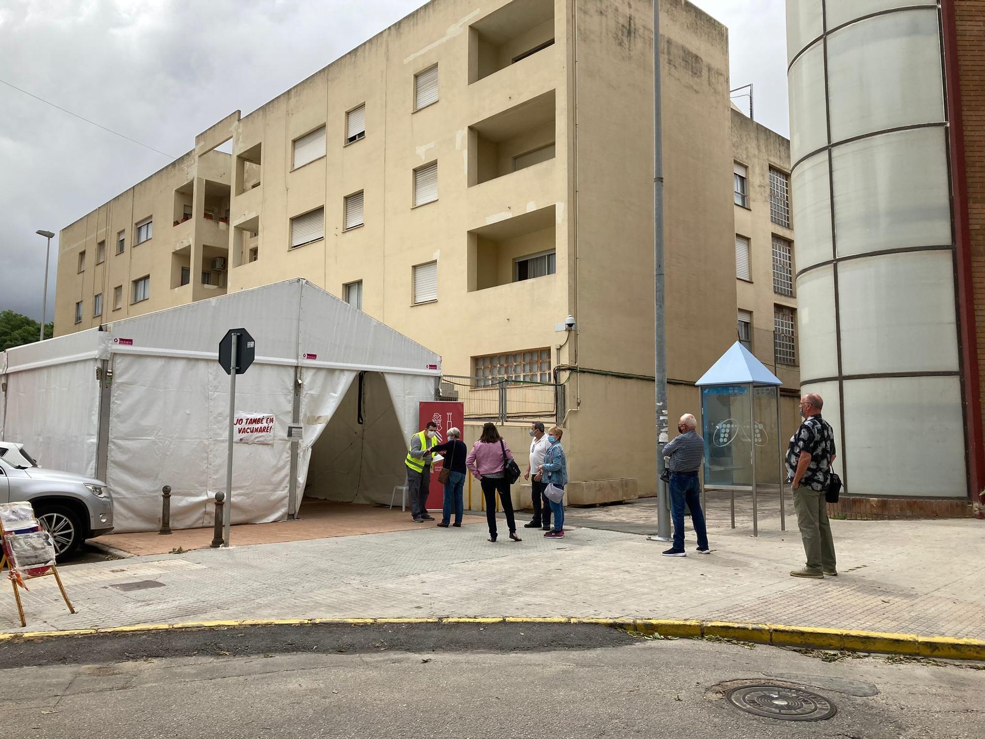 Los seis puntos de vacunación de la Safor ya están en marcha