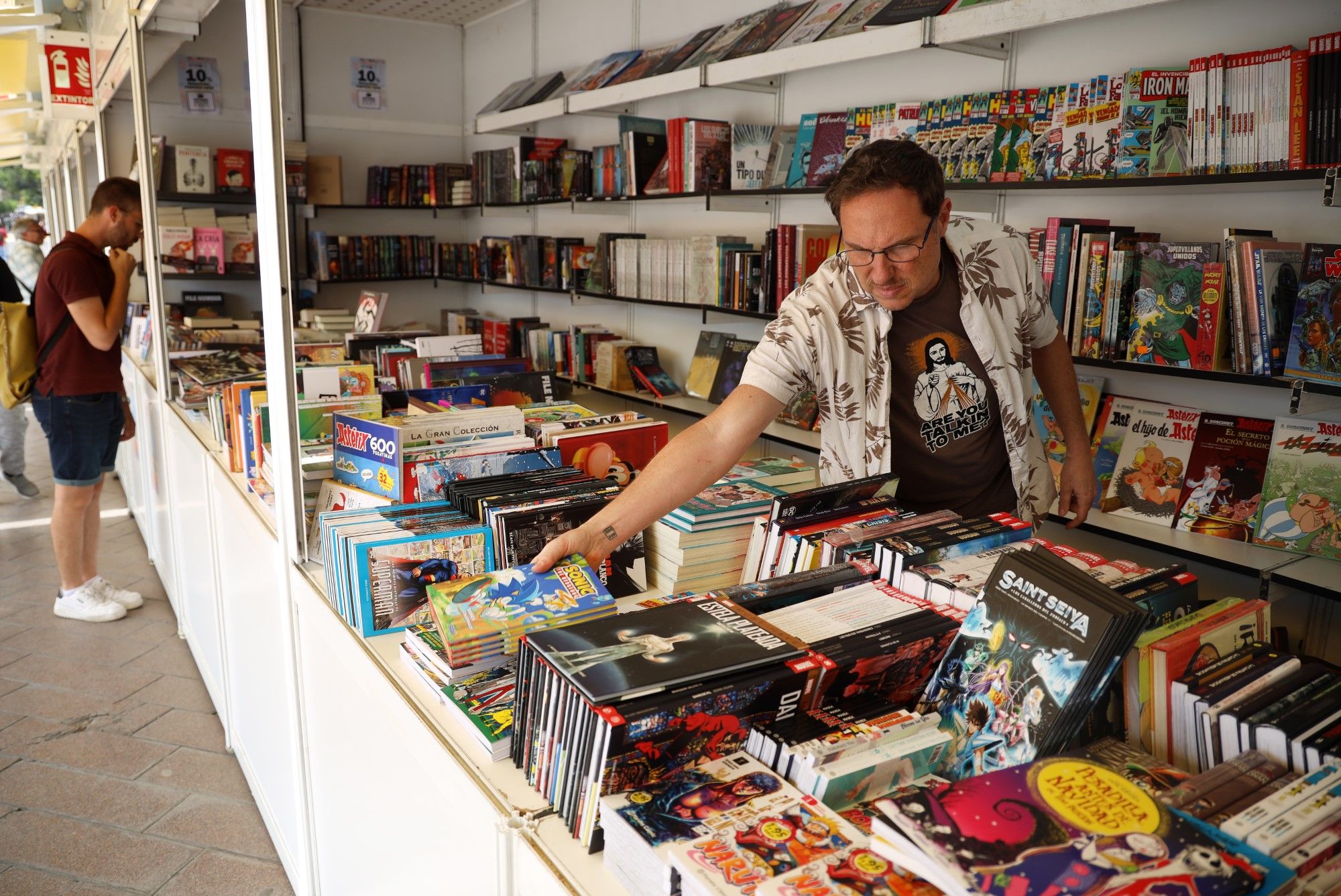 Inaugurada del Feria del Libro de Málaga 2023 en la plaza de La Marina