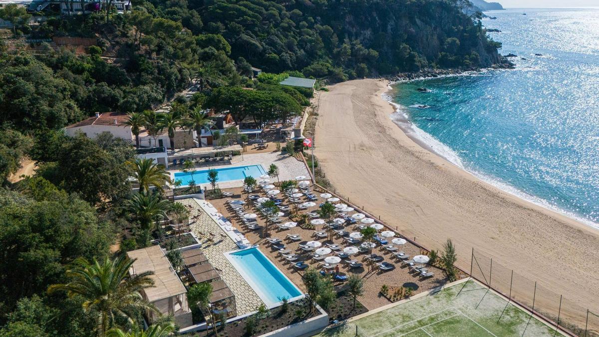 L'Hotel Santa Marta de Lloret de Mar.