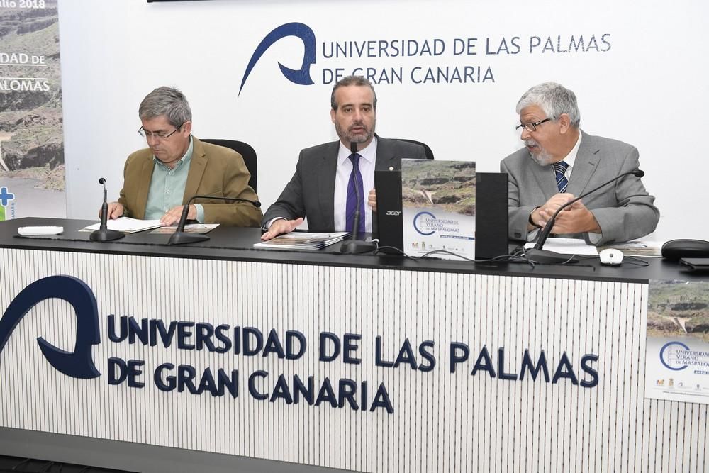 Presentación del programa de la Universidad de Verano de Maspalomas