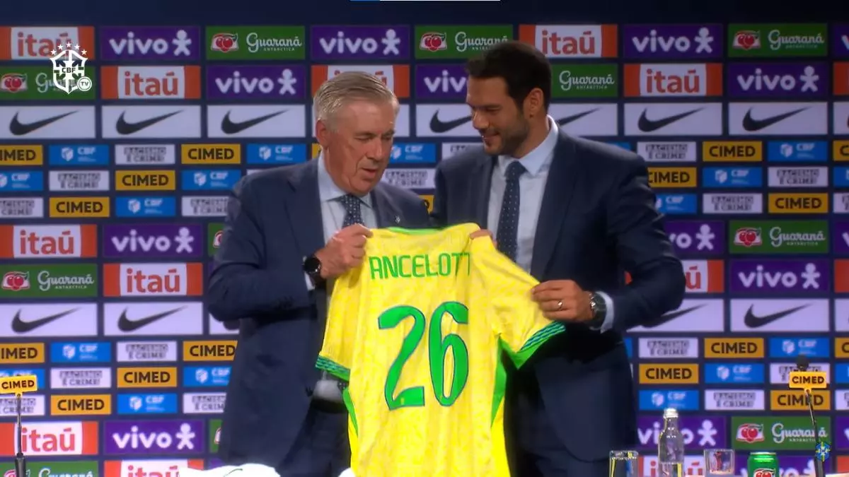 Ancelotti da su primera convocatoria como seleccionador de Brasil... ¡Con muchas sorpresas!
