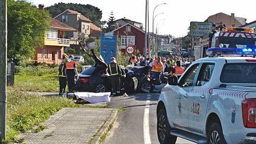 El accidente mortal tuvo lugar en la AC-305.