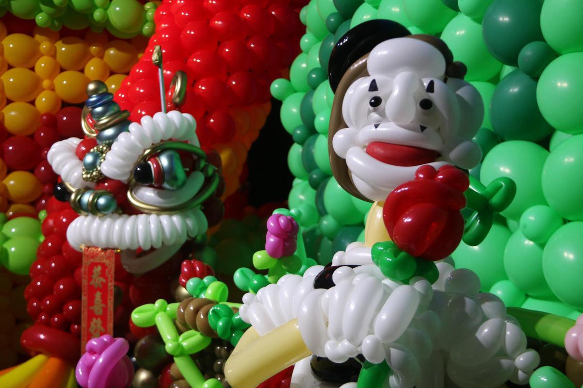 Les imatges de 'Balloon story', la mostra amb més de 600.000 globus Les imatges de 'Balloon story', la mostra amb més de 600.000 globus