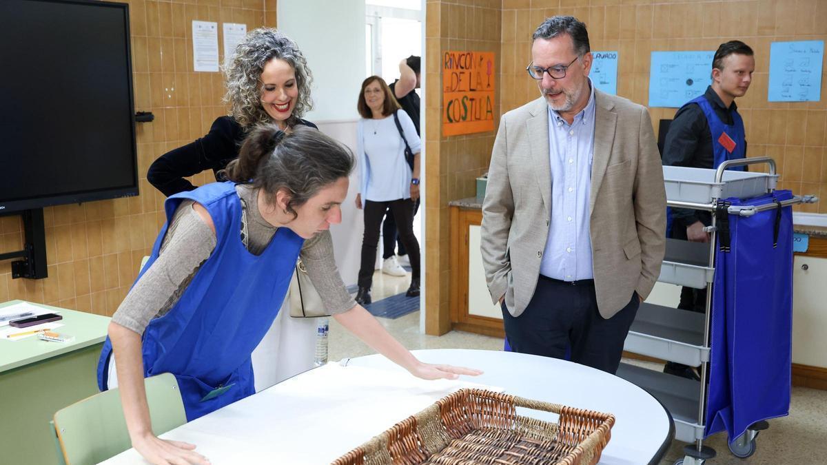 Visita a un aula de FP Adaptada.