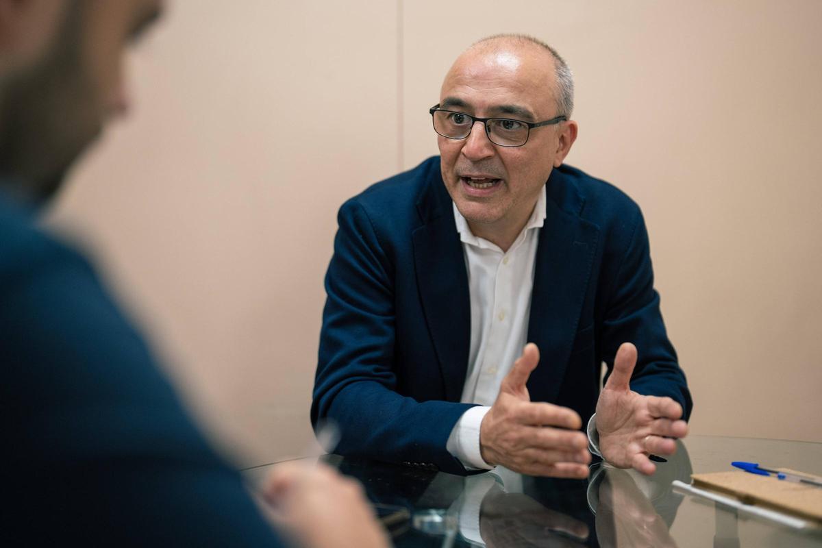 Antoni Garcia, presidente del CE L'Hospitalet.