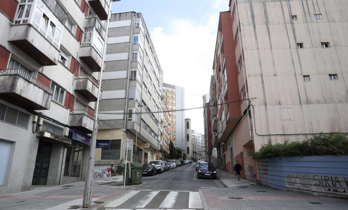 Calle Casimiro Gómez, que será reurbanizada por 948.000 euros.