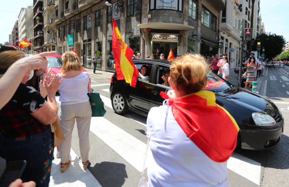 Manifestación contra el Gobierno convocada por Vox en Valencia