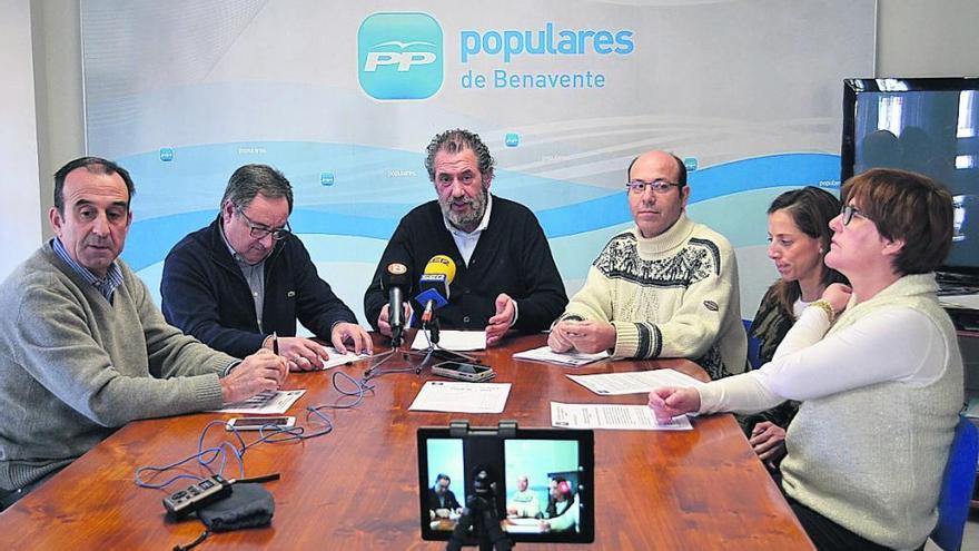 Concejales del PP en Benavente.