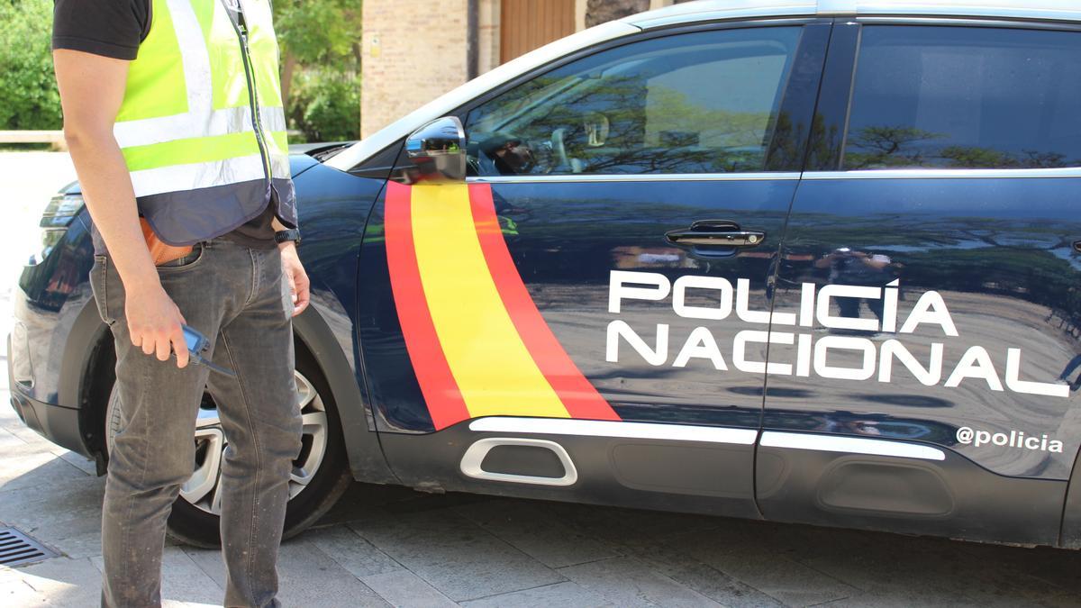 Un coche de la Policía Nacional.