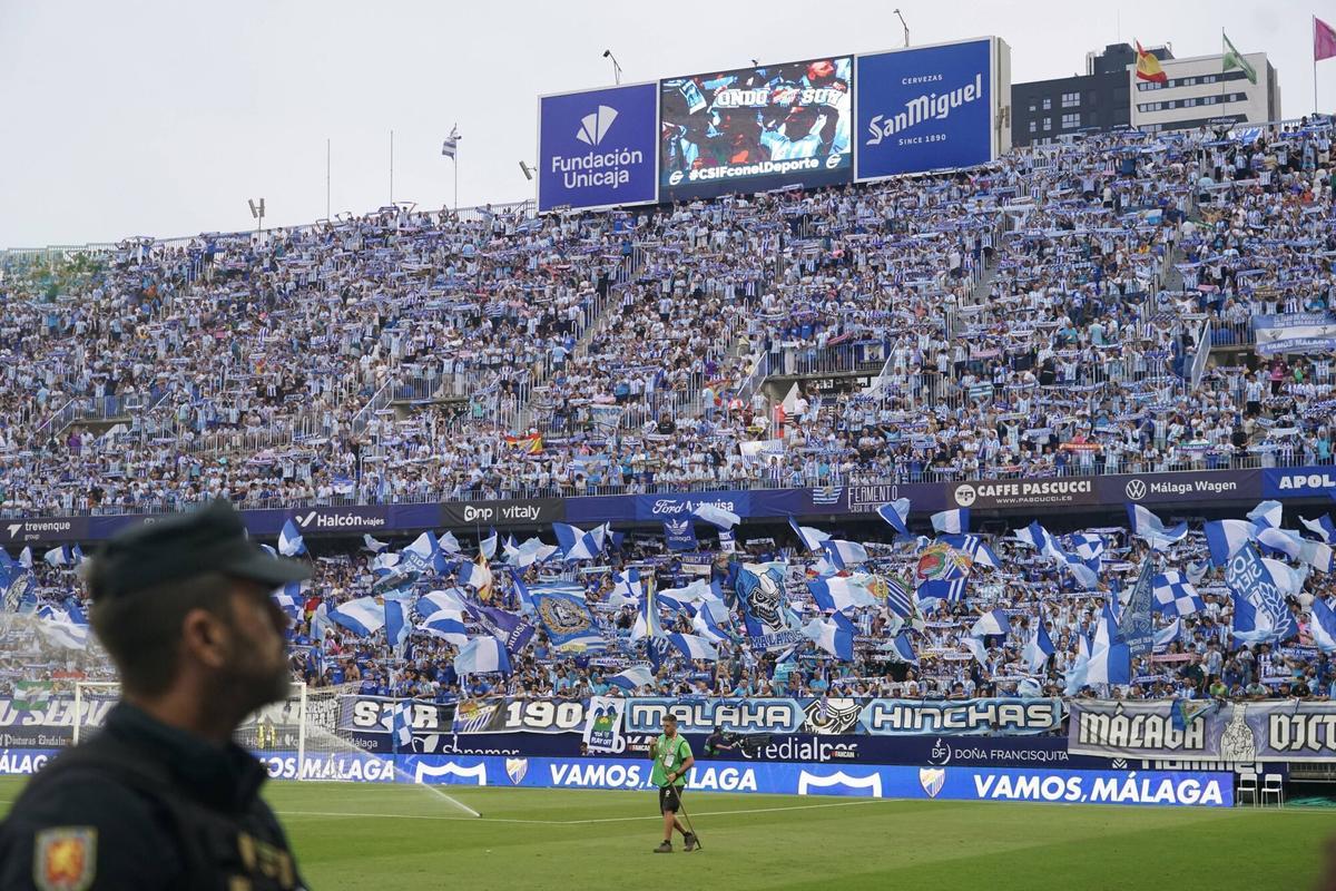 Málaga CF vs Las Palmas, en imágenes