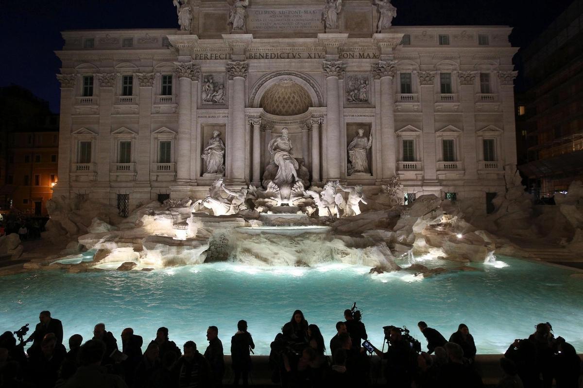 Una imagen de la la Fontana di Trevi.