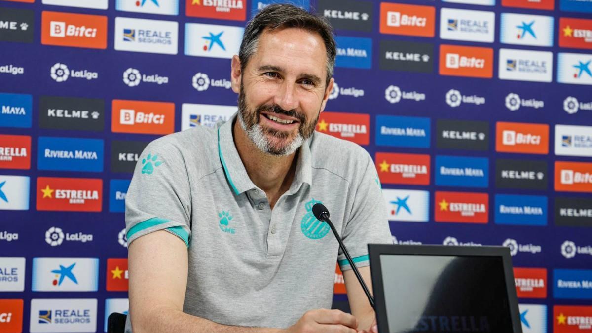 Vicente Moreno, en rueda de prensa