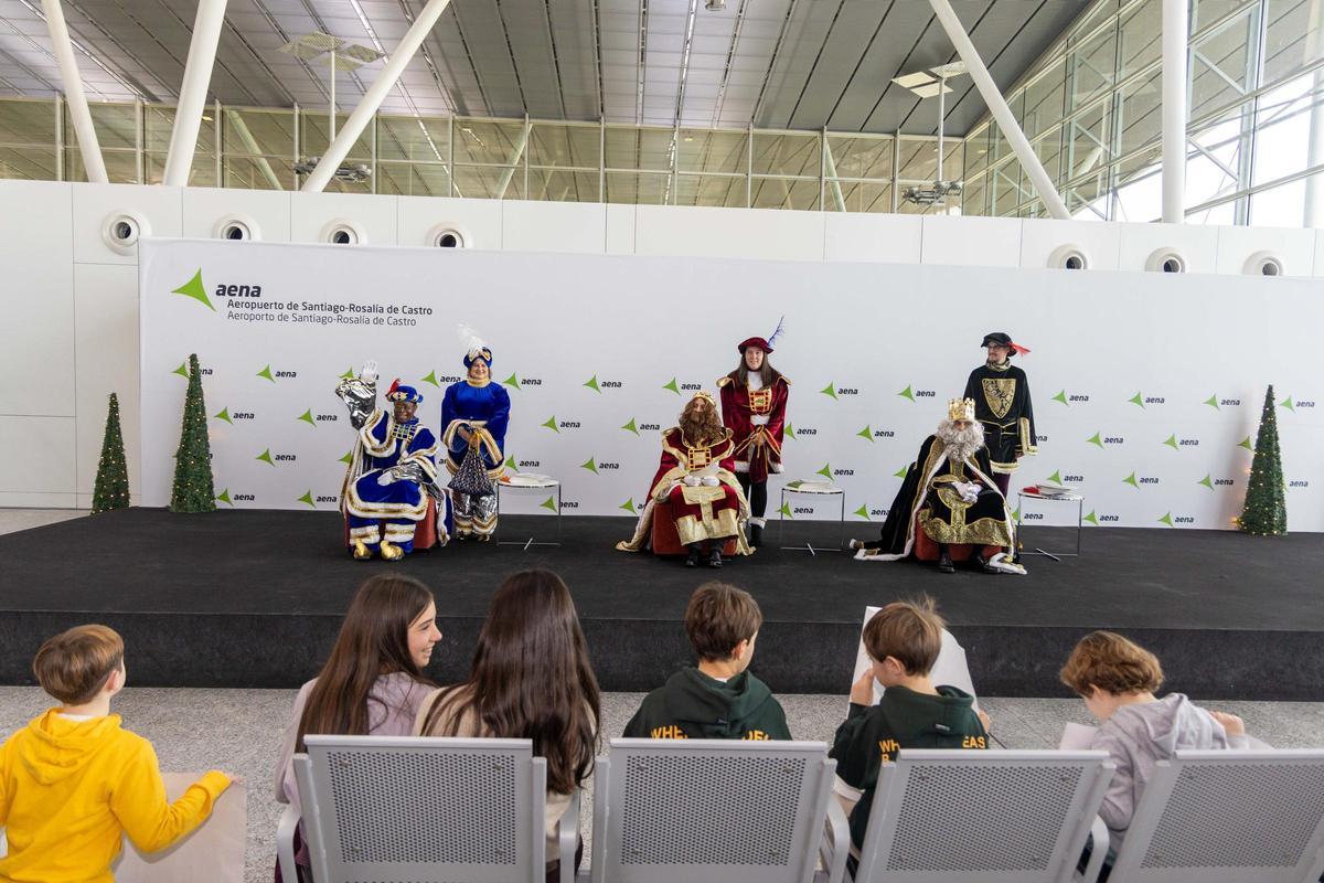 Los Reyes Magos aterrizan en Santiago