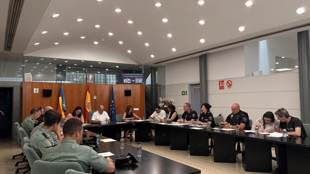 Junta Local de Seguridad en Massamagrell.