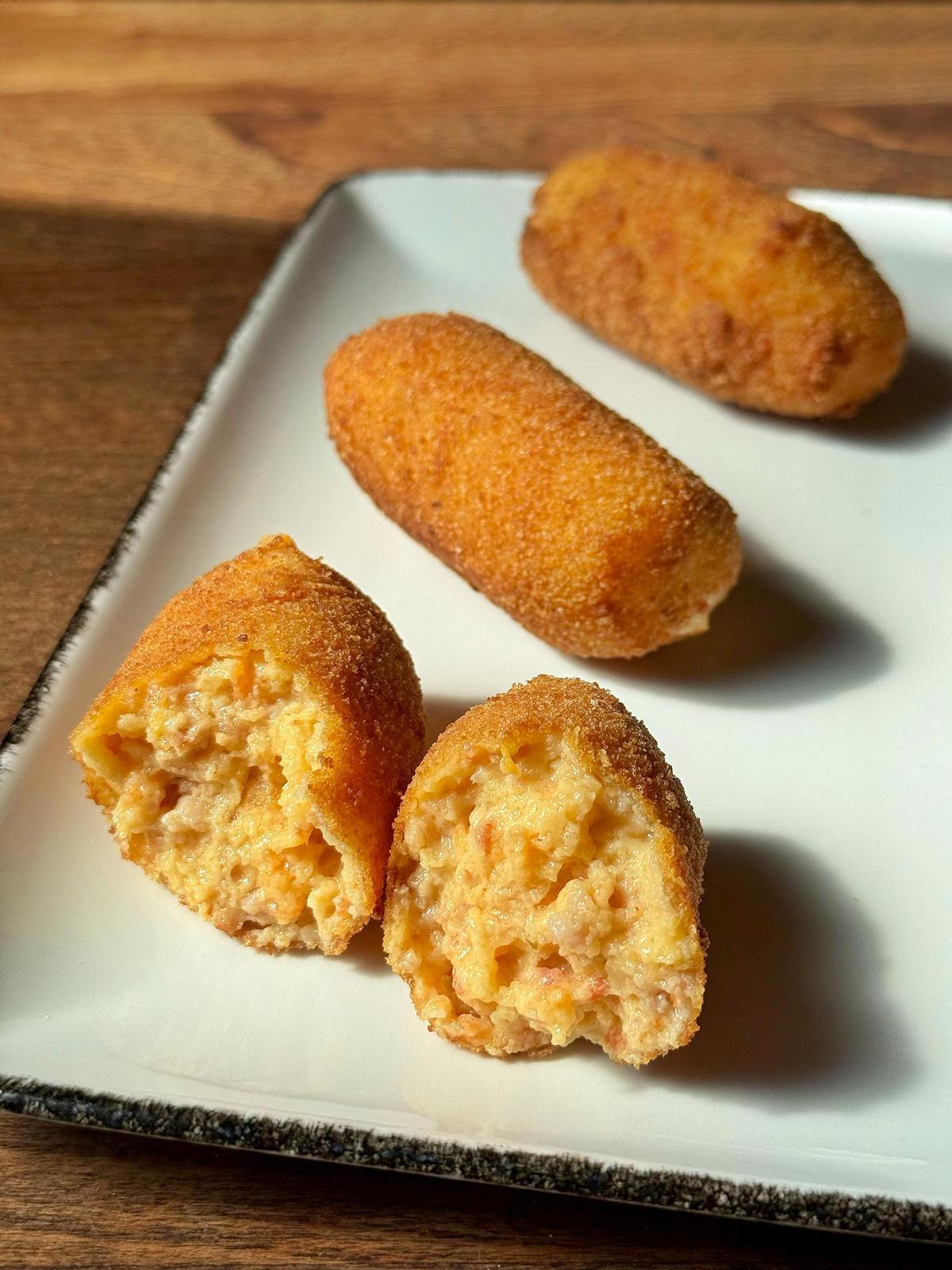 La croqueta de zorza gallega y crema de boniato de Portomarín lleva la tradición de Galicia a la ruta del Día Mundial de la Tapa en Lavapiés.