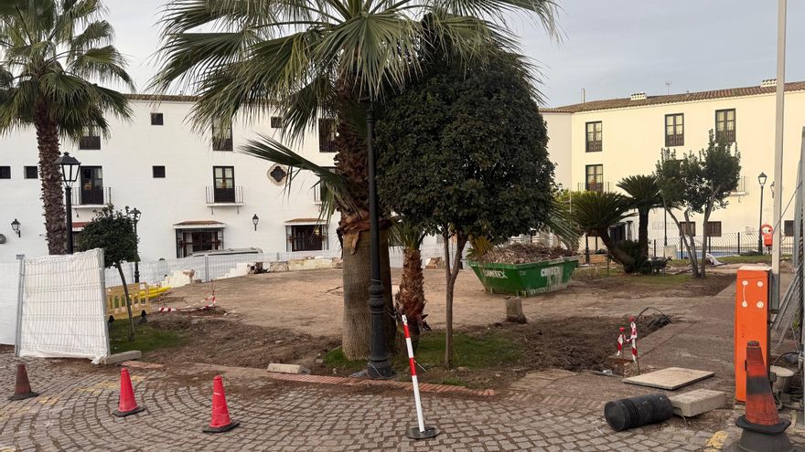 El jardín del Parador de Mérida cambiará por completo su imagen para resaltar los restos arqueológicos