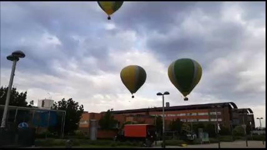 L'Europeen Balloon Festival fa un primer vol dedicat als sanitaris