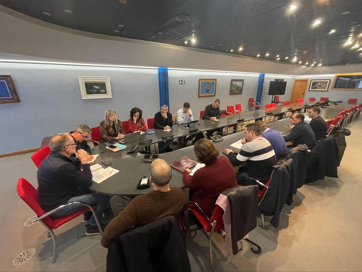 Reunión, este lunes, en la Consejería de Medio Rural de Asturias.