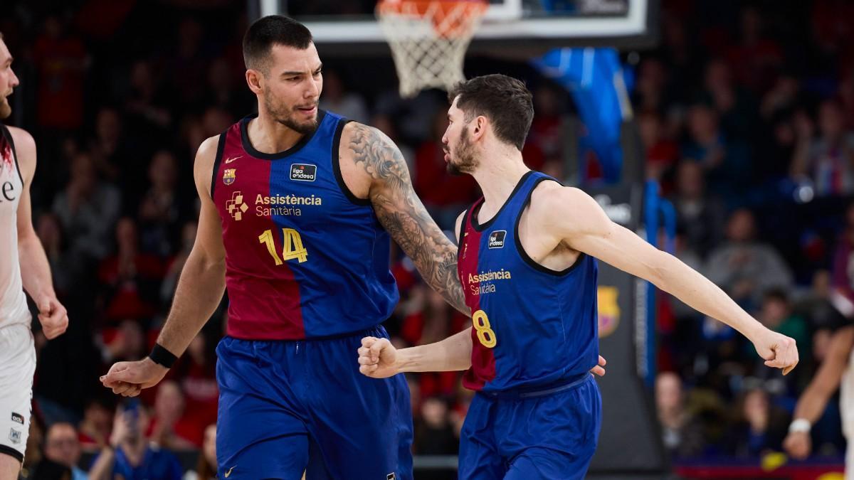 Willy Hernangómez y Darío Brizuela, dos piezas importantes en el Barça de basket